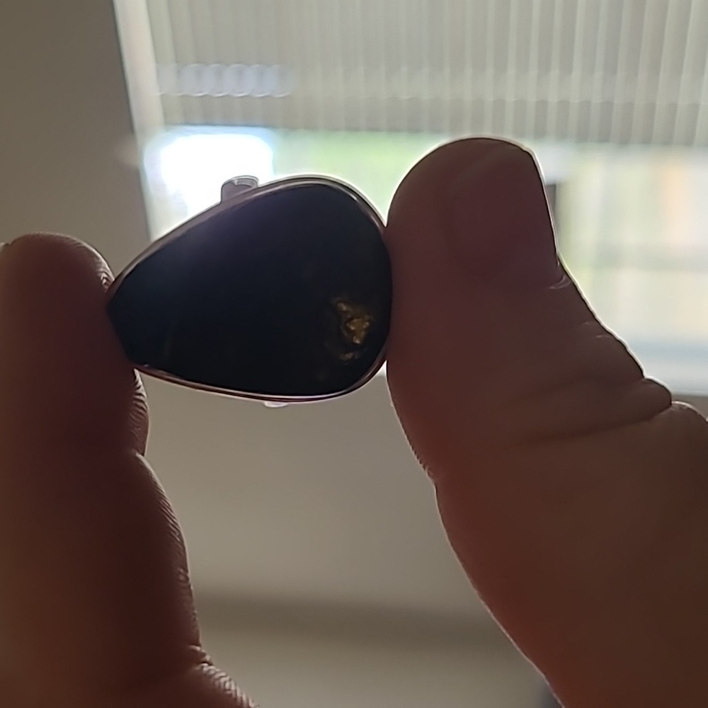 Tektite Stone In Solid Sterling Ring - Picture 8 of 8